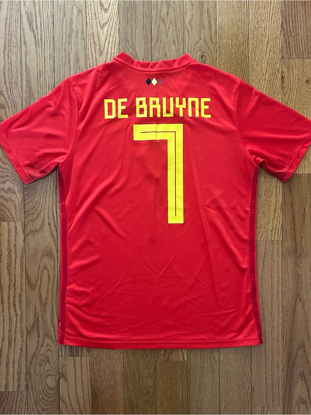 Kevin De Bruyne Belgium 2018 WC Nike Jersey Size Large